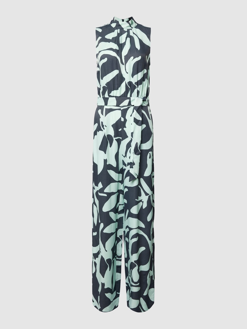 Jumpsuit mit Allover-Muster in graphit
