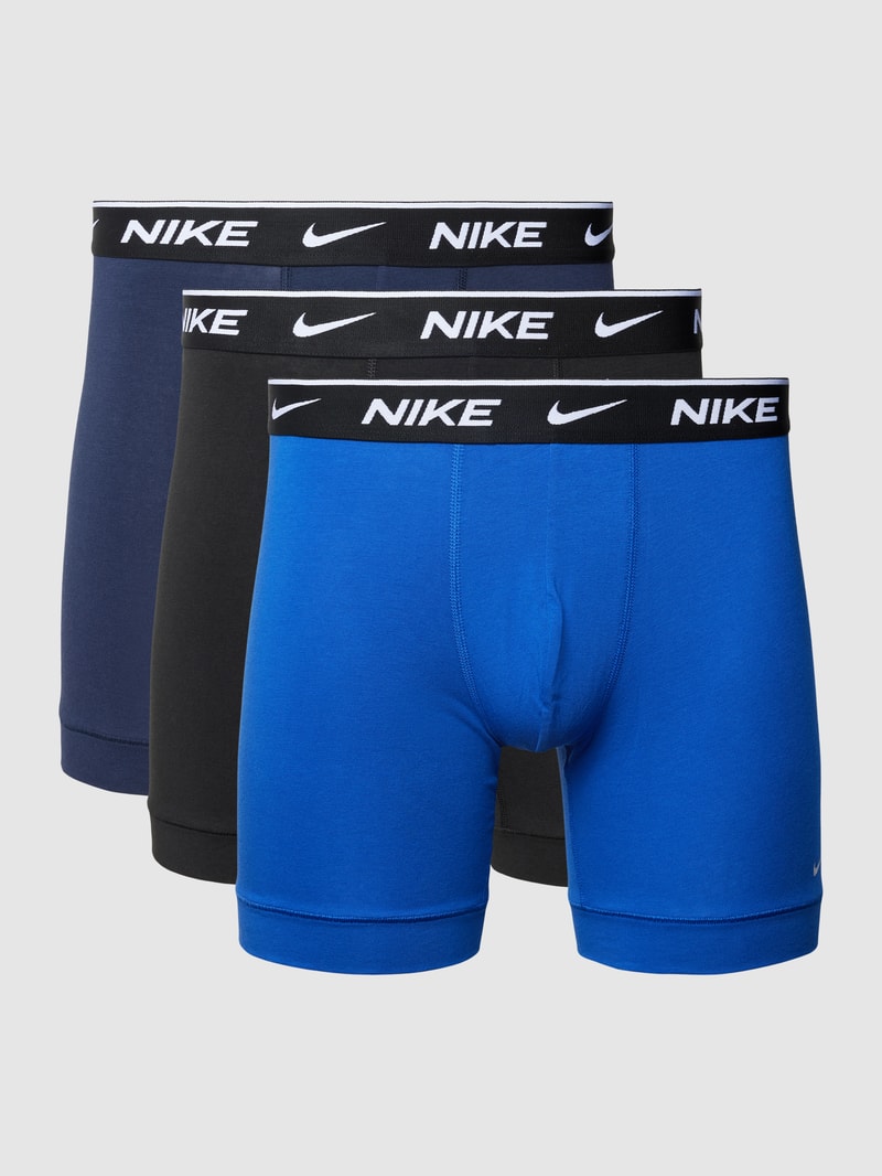 Trunks mit elastischem Logo-Bund in blau