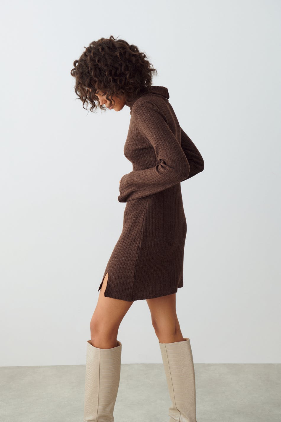 Turtleneck dress