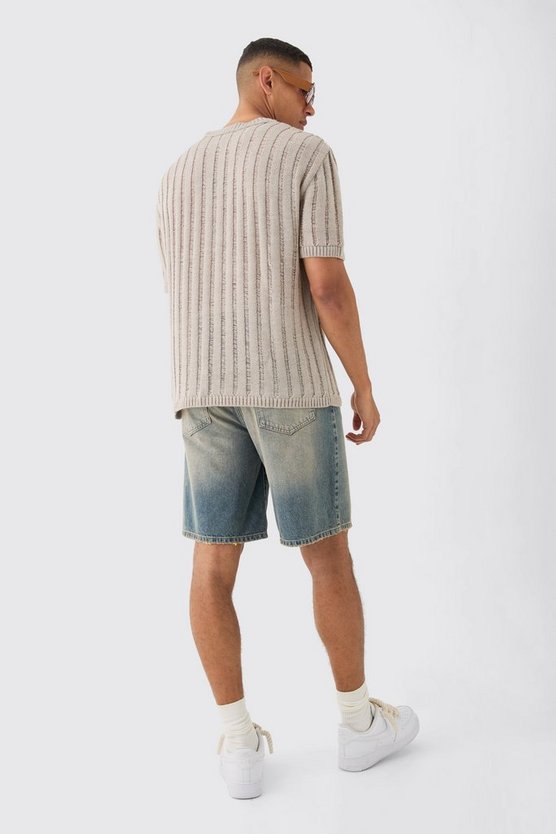 Oversize T-Shirt mit Naht-Detail