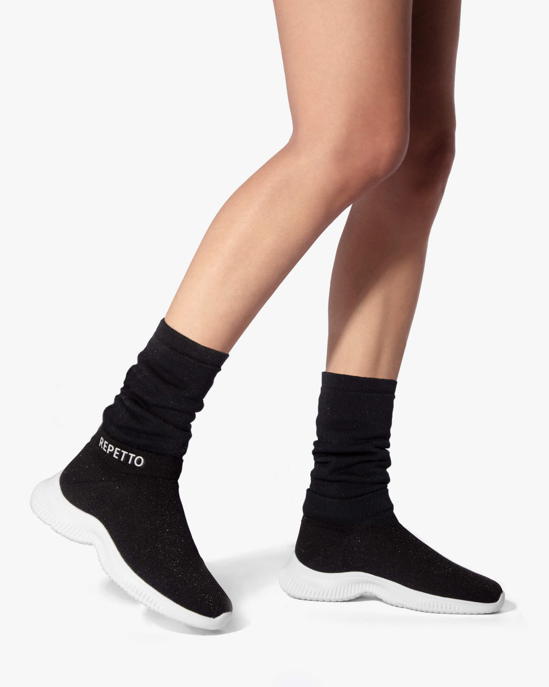 3D high warm-up sneakers