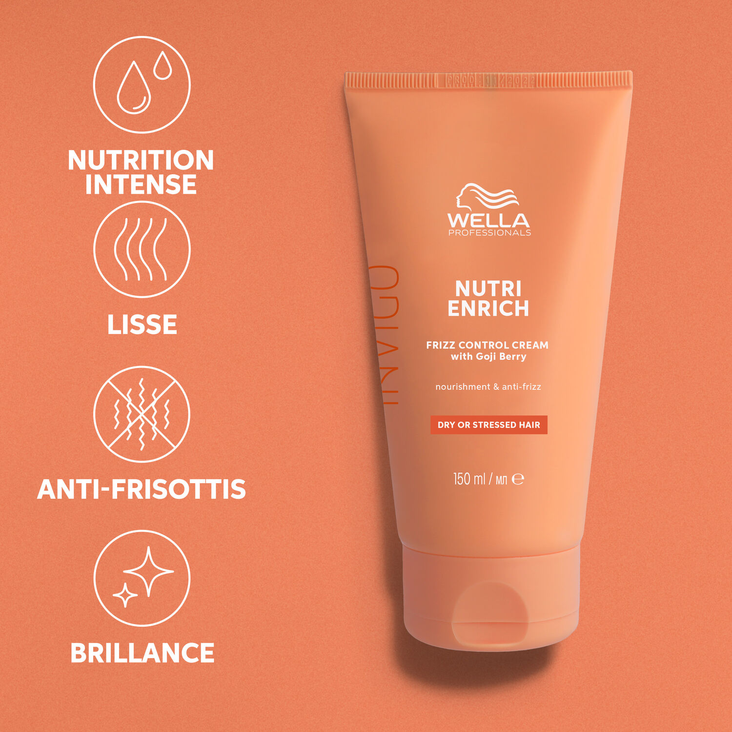 Wella Invigo Nutri-Enrich Crème Anti-Frisottis 150 ml