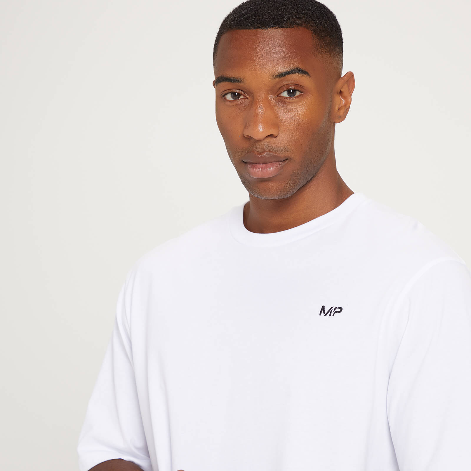 T-shirt oversize MP pour hommes – Blanc
