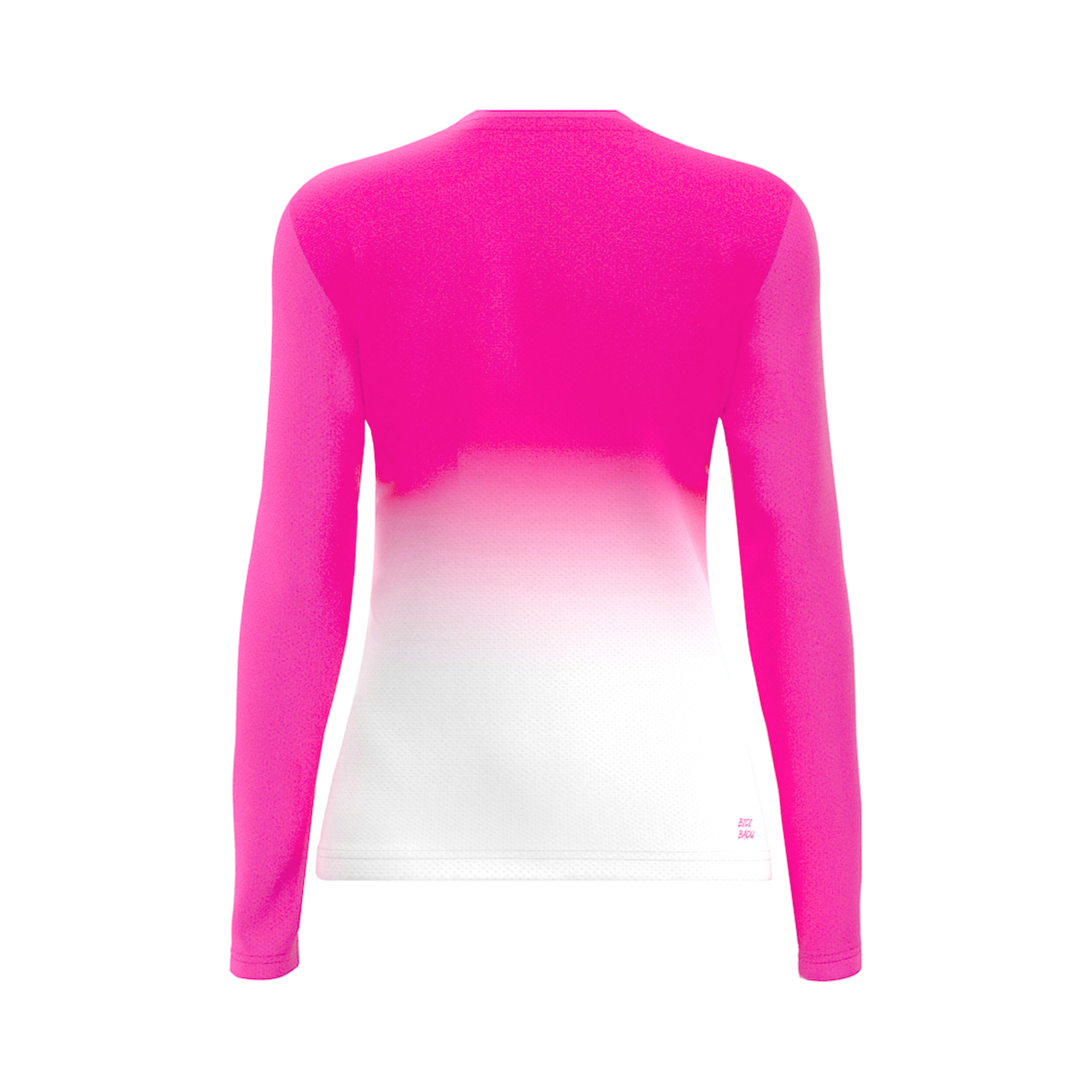 Crew Gradiant Longsleeve Mädchen - Pink, Weiß