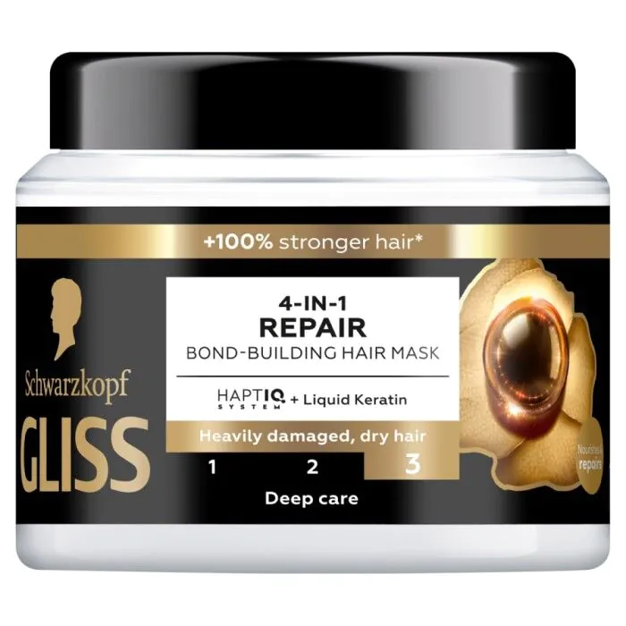 Μάσκα μαλλιών Gliss για επανόρθωση 400 ml