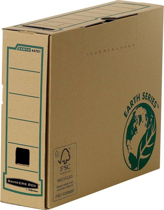 Bankers Box Earth Series Archivschachtel A4 FSC  Braun 250 (H) x 80 (B) x 315 (T) mm 20 Stück