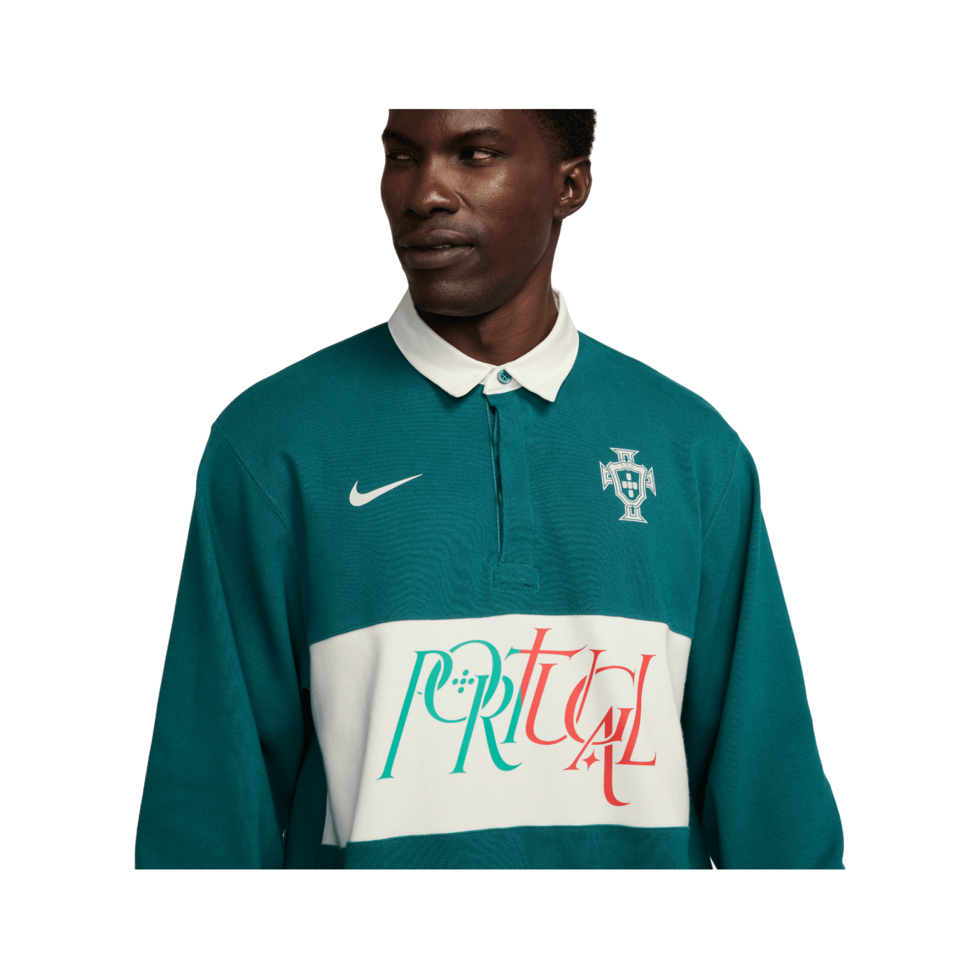 Nike Frankreich Rugby Top EM 2024 Grün F381