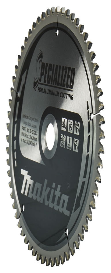 Makita pribor B-33283 Specifikacije pile za aluminij 190 x 20 x 60T
