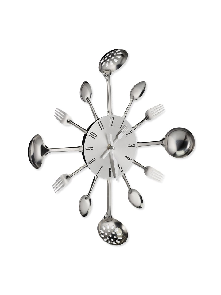 relaxdays Wanduhr Besteck günstig kaufen onesize