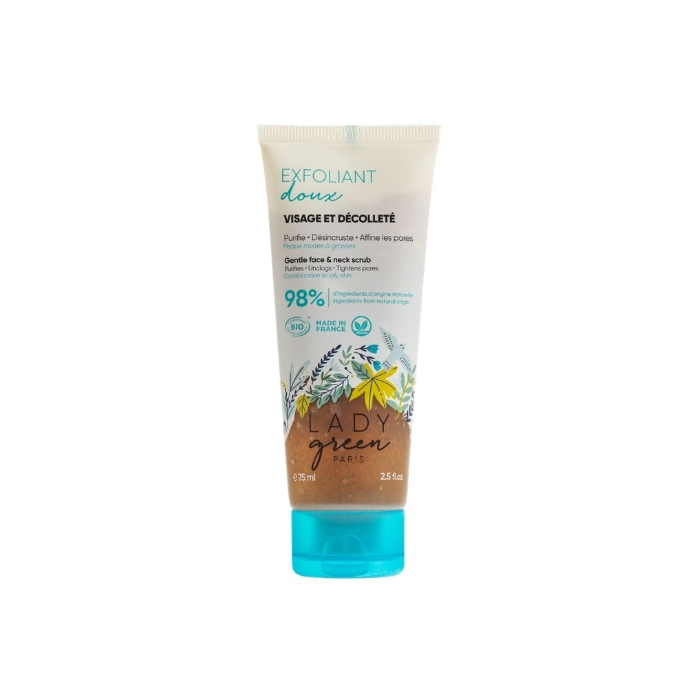 Lady Green Exfoliant doux - visage et décolleté Exfoliant
