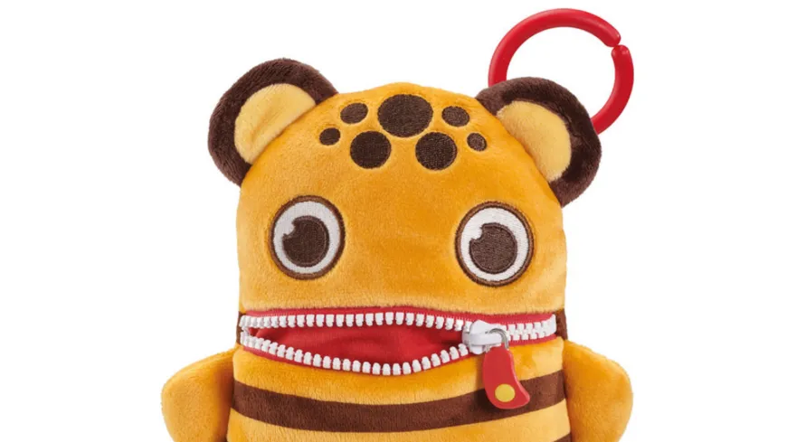 Schmidt Spiele - Sorgenfresser Roary, klein, 18 cm, Zoo Babies Edition