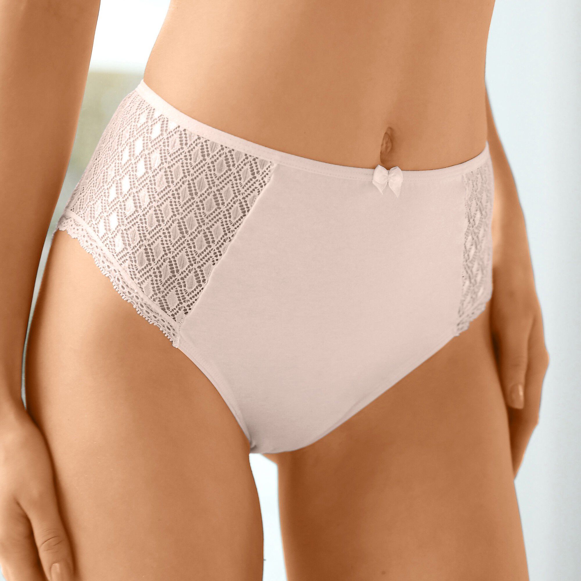 Culotte maxi coton dentelle unie Coria
