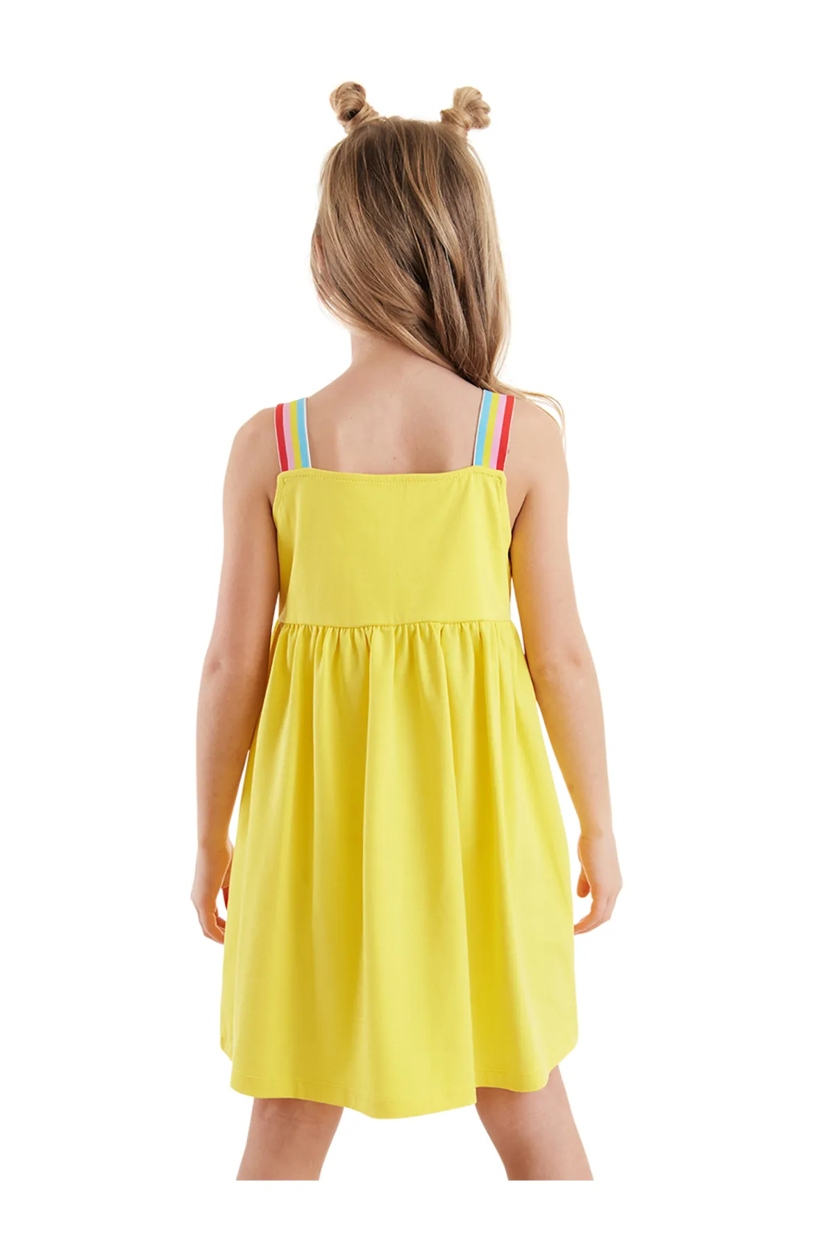 Denokids  Bee Happy Gelbes Mädchenkleid