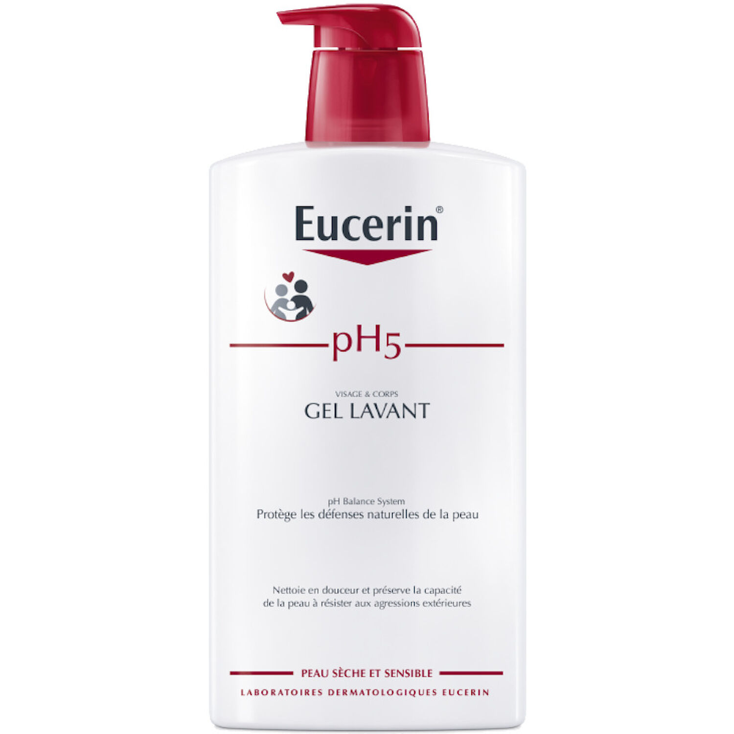 Eucerin PH5 Gel Lavant Visage et Corps - Peaux Sèches et Sensibles