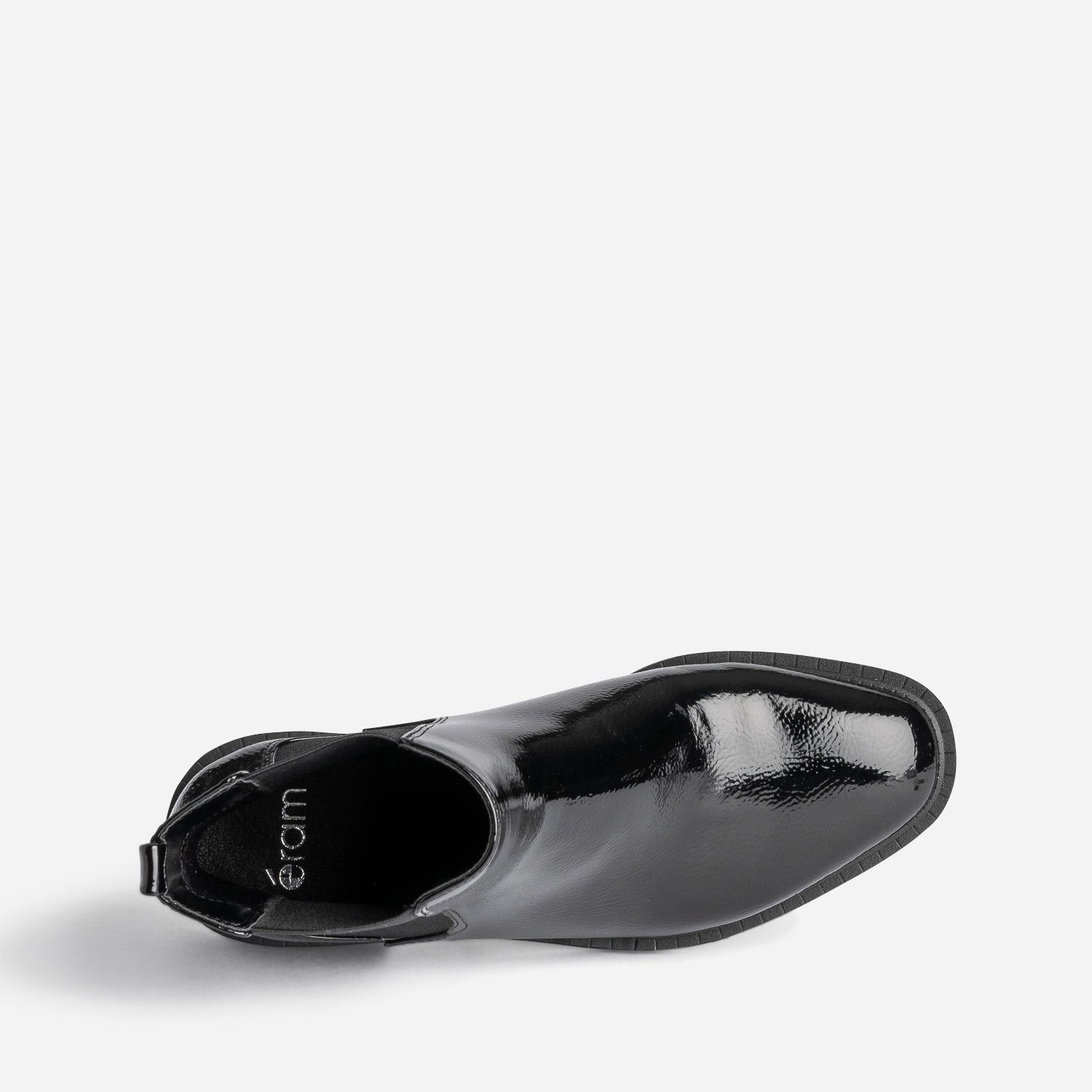 Chelsea boots noir verni