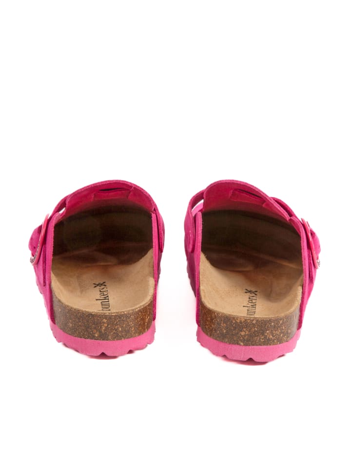 babunkers Pantoletten  in pink günstig kaufen