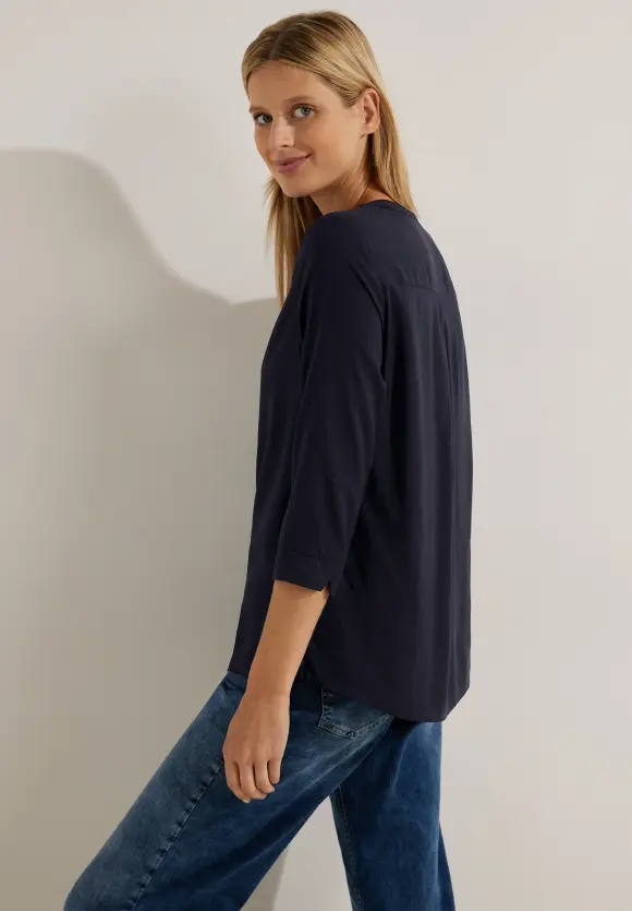 CECIL Viskose Bluse mit 3/4 Arm