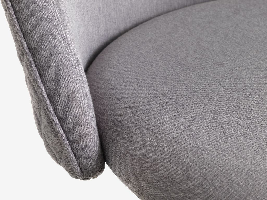 KOKKEDAL KOKKEDAL office chair, gray/white fabric