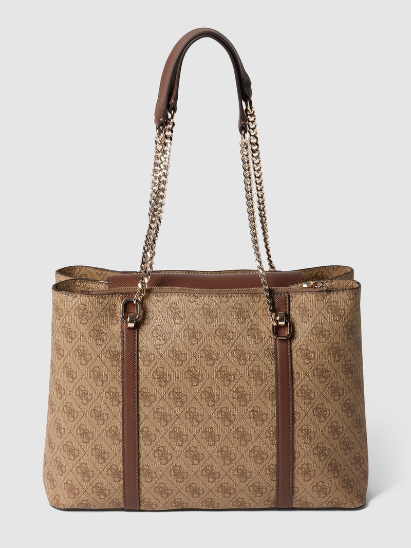 Tote Bag mit Henkeln in metallic Modell 'CRAIG' in beige