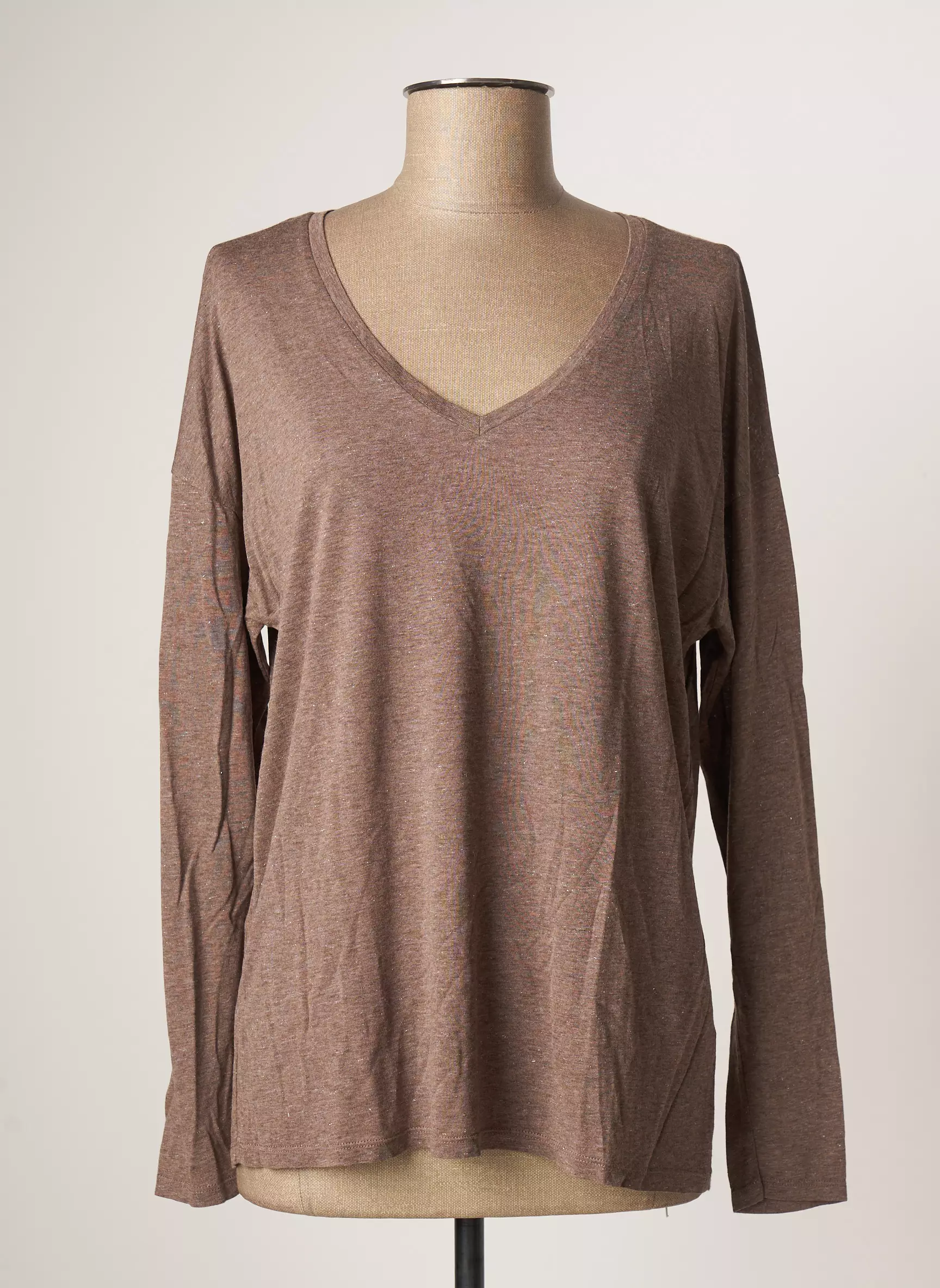 Pablo Tshirts Femme couleur marron