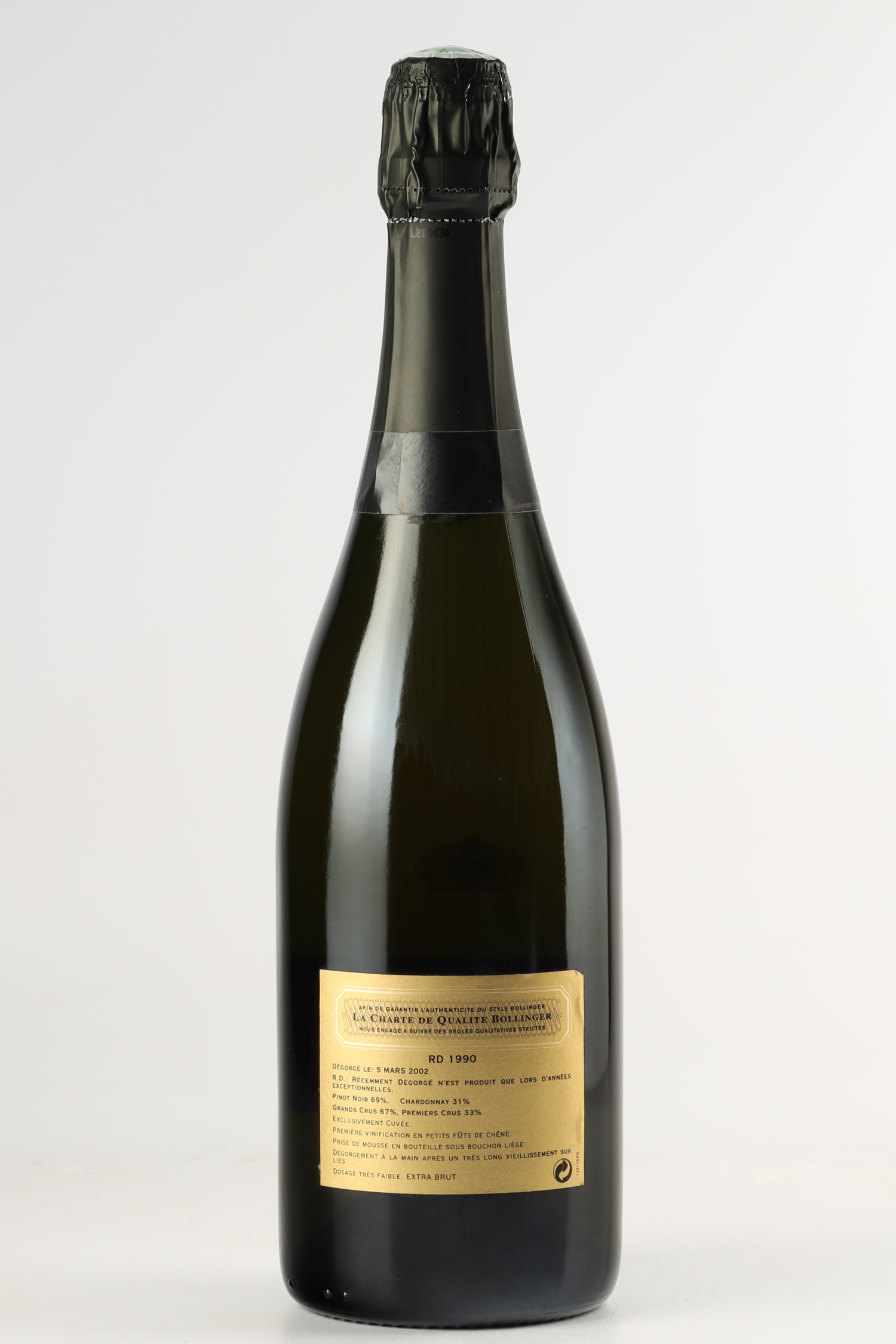 Bollinger R.d Extra Brut 1990, Champagne