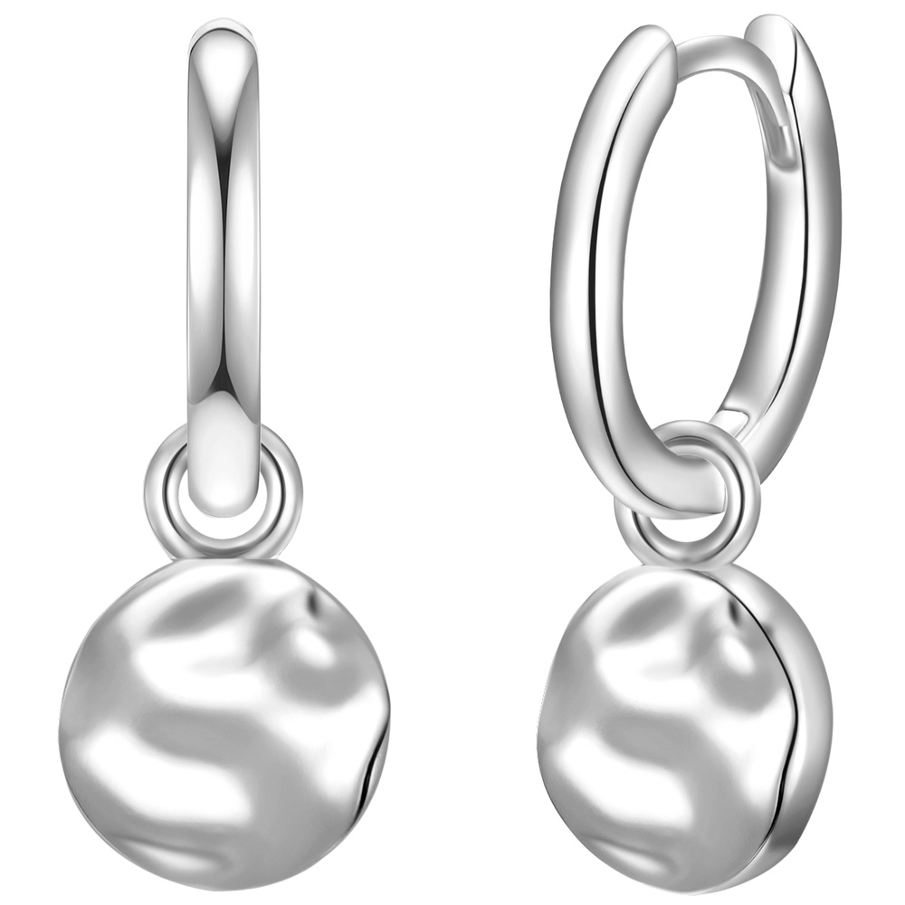 Glanzstücke München Créoles en argent Cercle Argent sterling en Argent Boucles d'oreilles