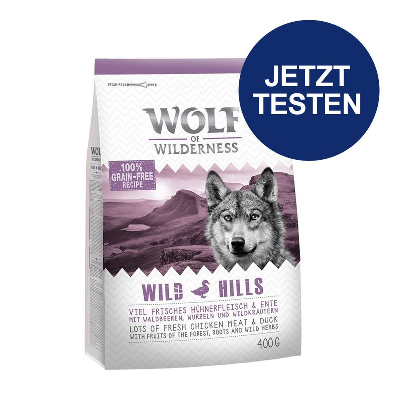 Probierpaket Wolf of Wilderness Trockenfutter