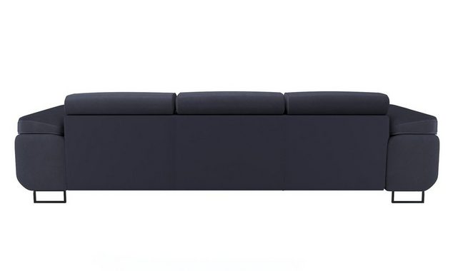 Beautysofa Schlafsofa Couch Dreisitzer Schlafsofa modernen Stil, mit Verstellbare Kopfstütze, Schlaffunktion