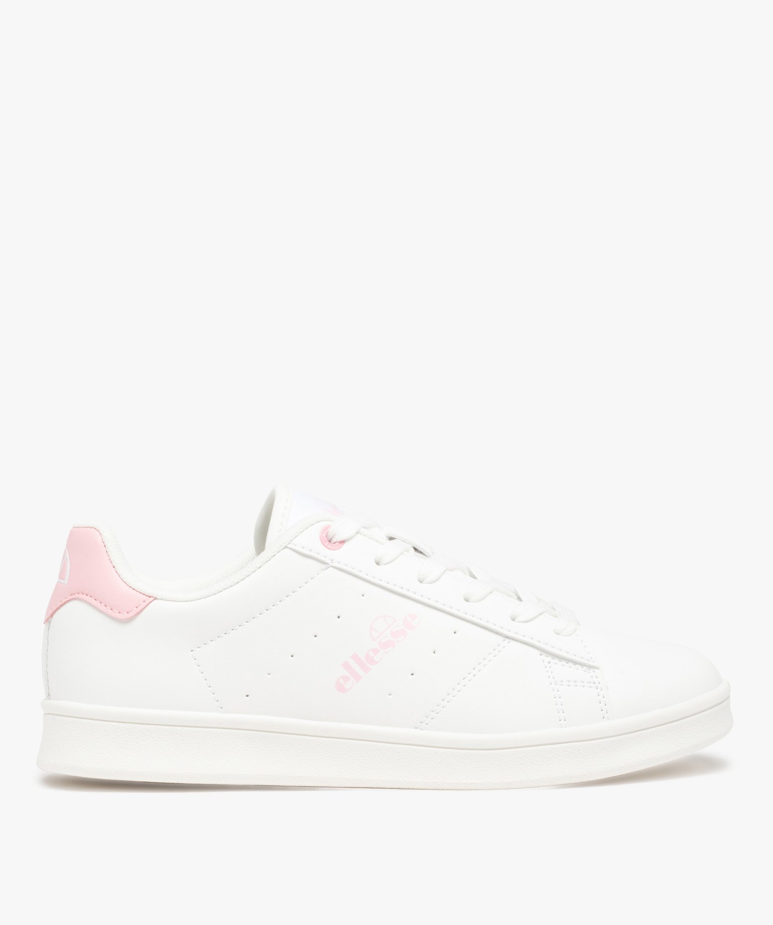Baskets femme bicolores à lacets – Ellesse Anzia blanc | GEMO
