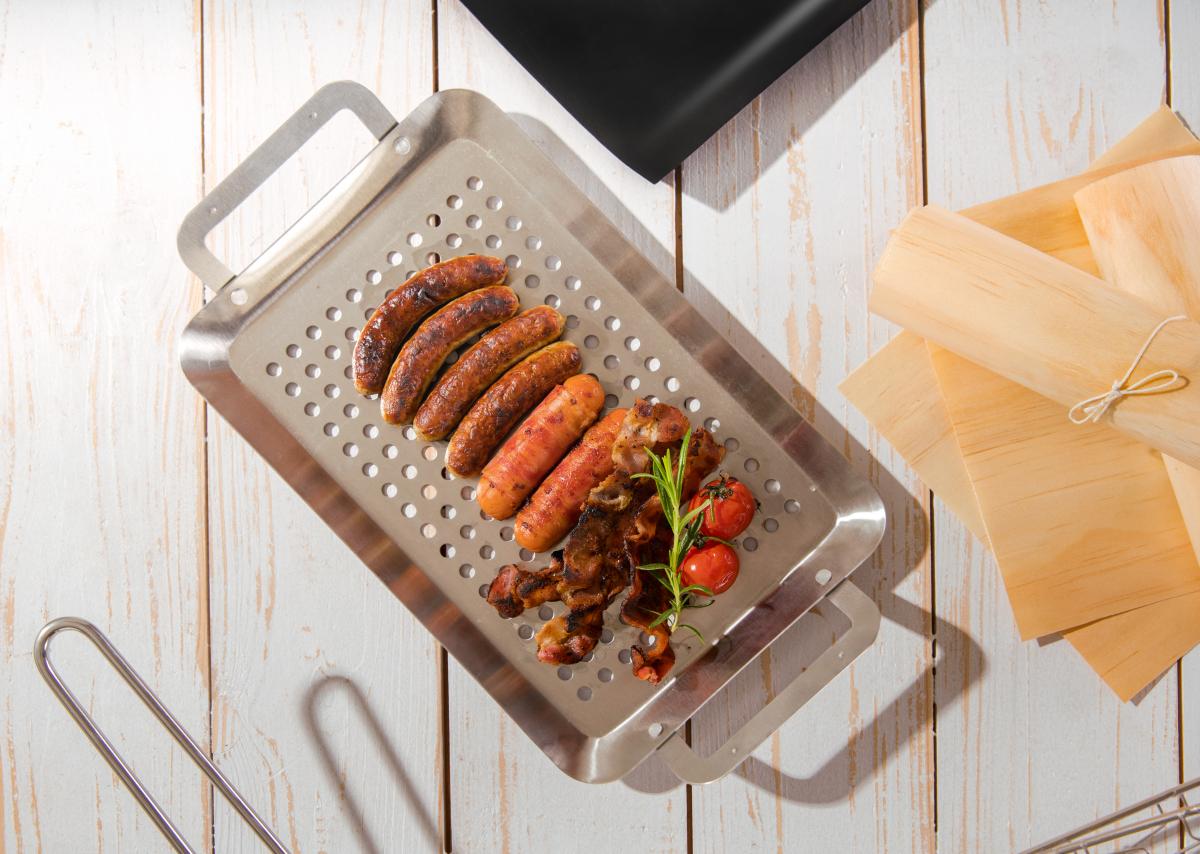 Hecht Grillschale Padella mit Holzgriffe