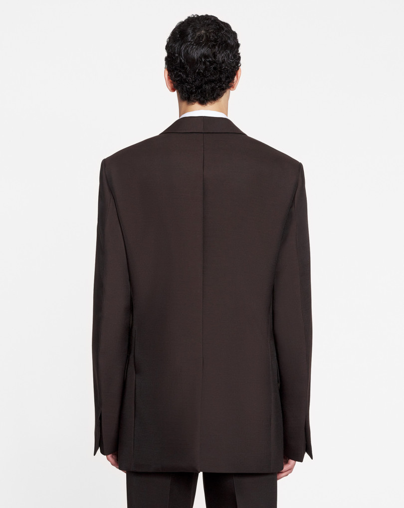VESTE COL CHÂLE SIMPLE BOUTONNAGE