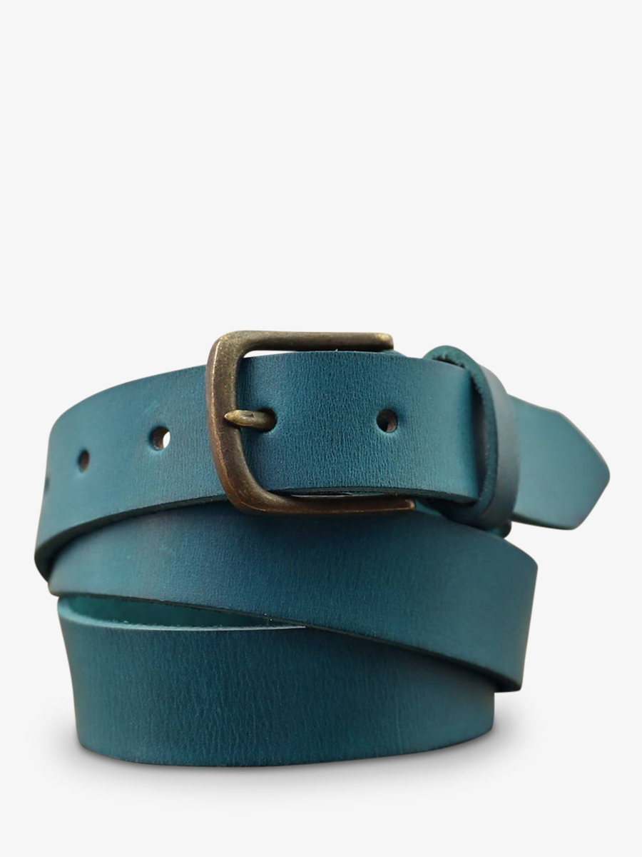 LaCeinture à Boucle - Bleu Piscine