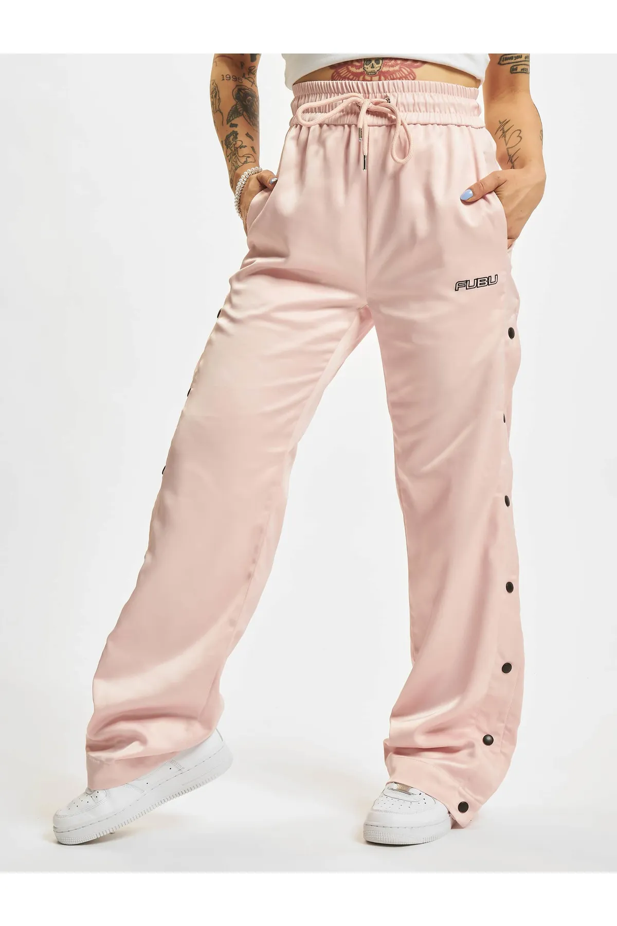 FUBU  Damen FW222-012-1 FUBU Corporate Satin Trainingshose