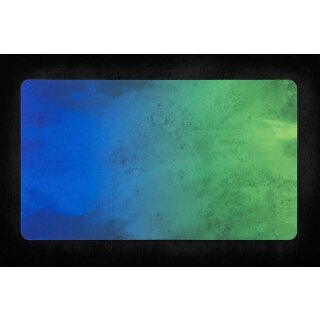 TCG Mat Blue Green Splash