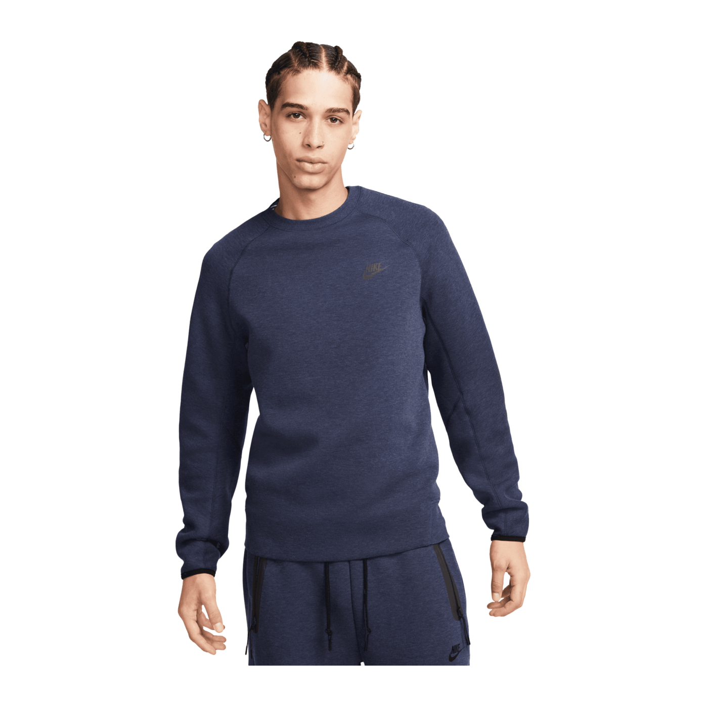 Nike Tech Fleece Crew Sweatshirt Blau F473