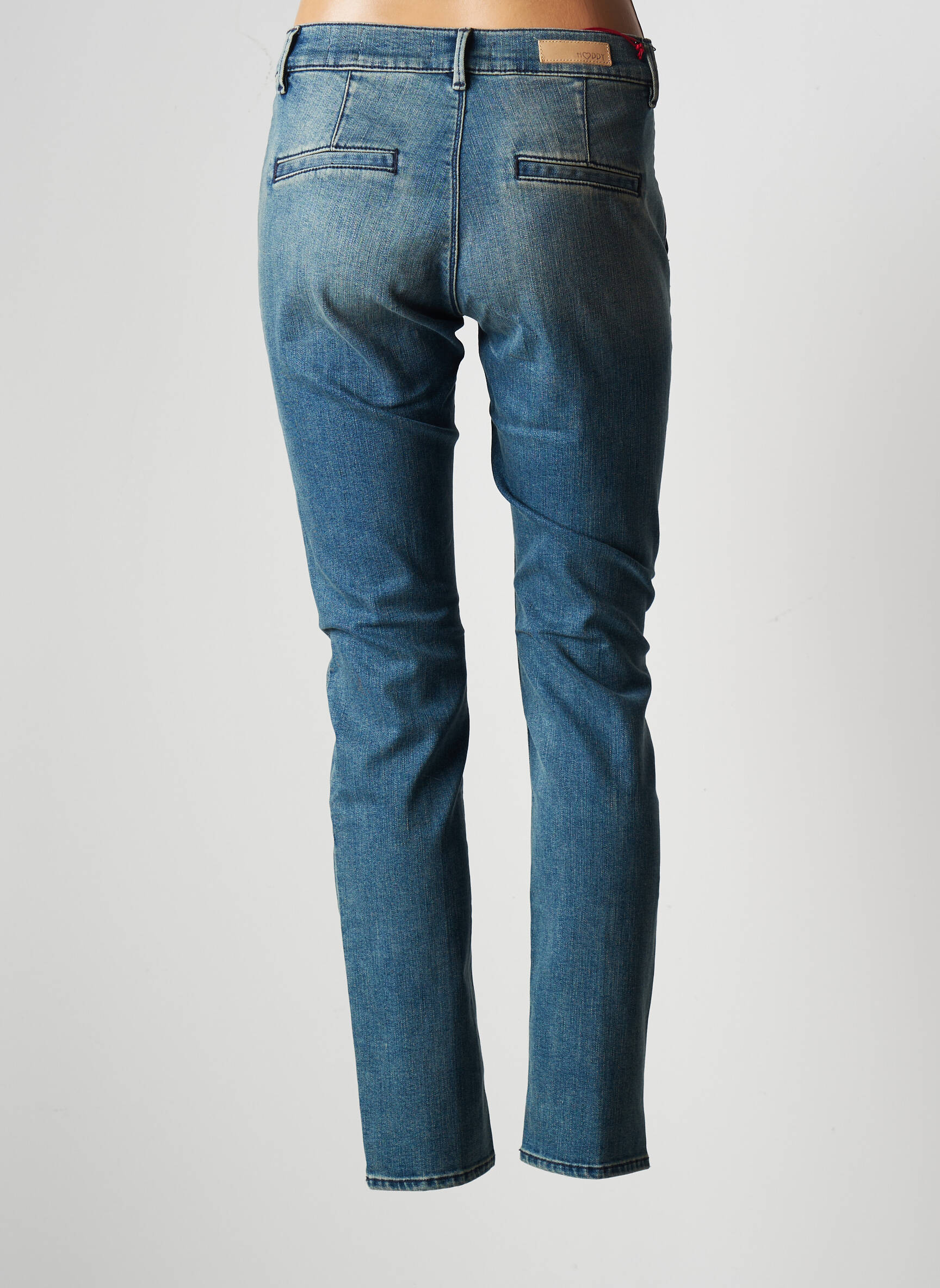 Happy Jeans Coupe Slim Femme couleur bleu