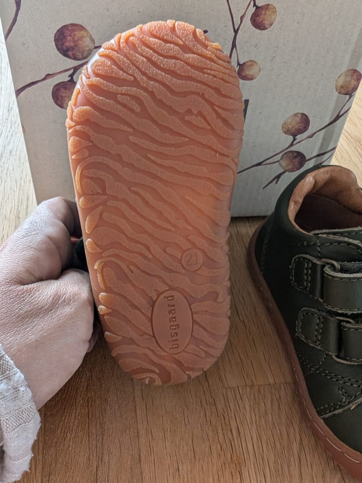 bisgaard Leder-Lauflernschuhe in Khaki günstig kaufen 21