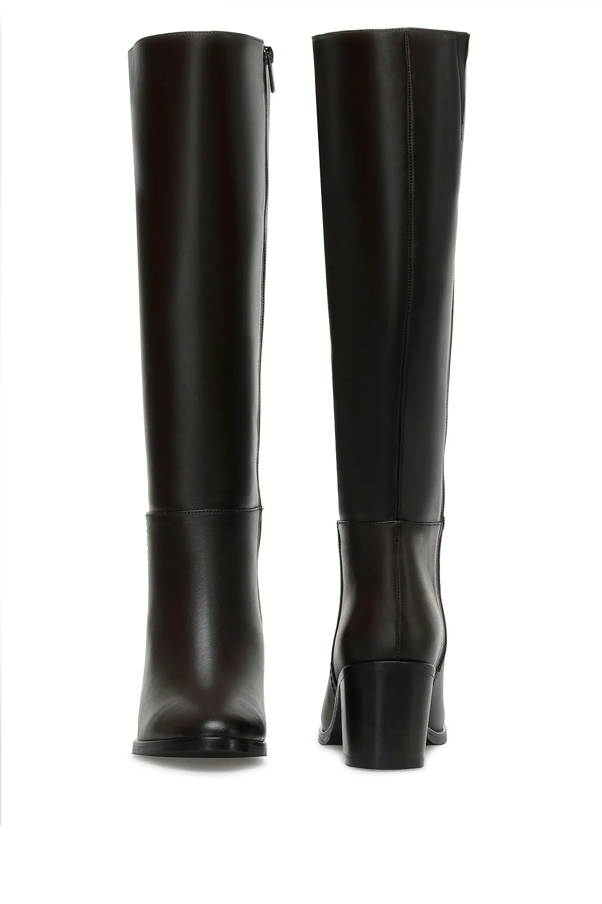 Nine West  Merlon 2pr braune Damenstiefel mit Absatz