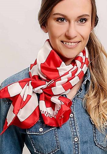 FRAAS Seidenschal mit maritimen Streifen