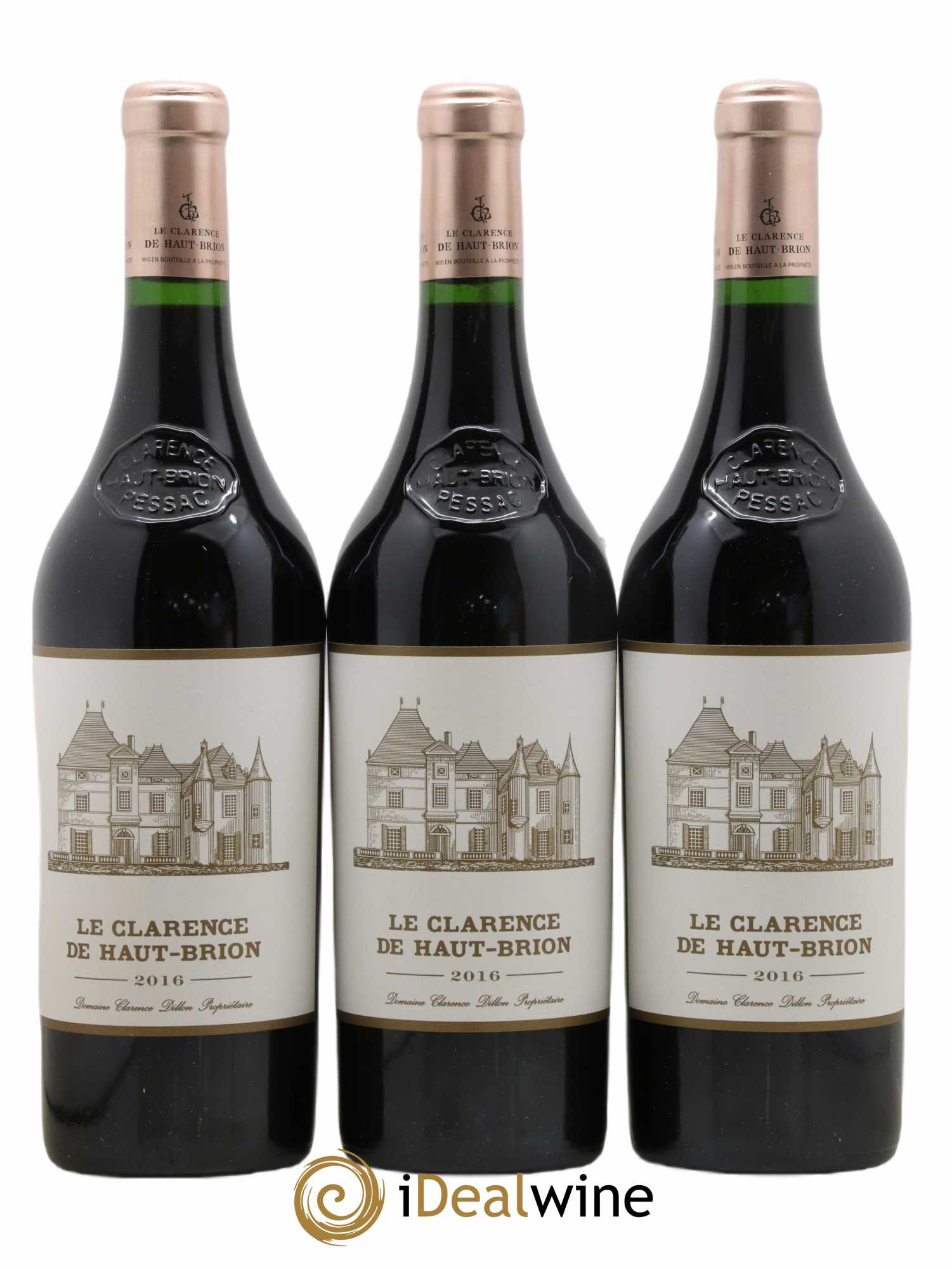 Clarence (Bahans) de Haut-Brion Second Vin  2016 - Lot de 6 Bouteilles