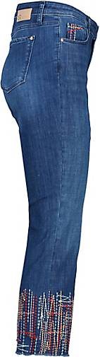 Raffaello Rossi Damen Jeans VIC 6/8 CROPPED STITCH Slim Fit