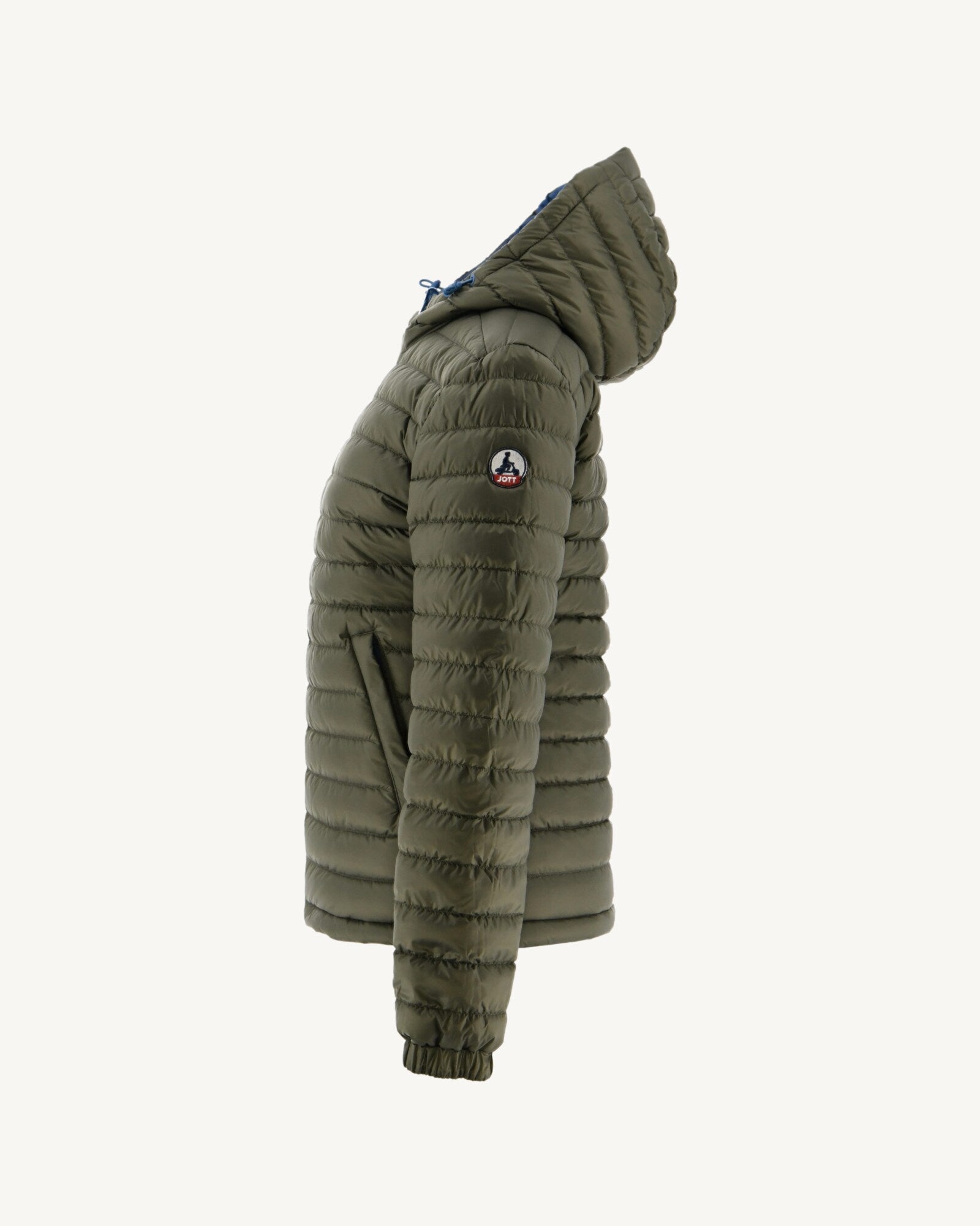 Doudoune réversible à capuche Bleu jeans/Army Vienne