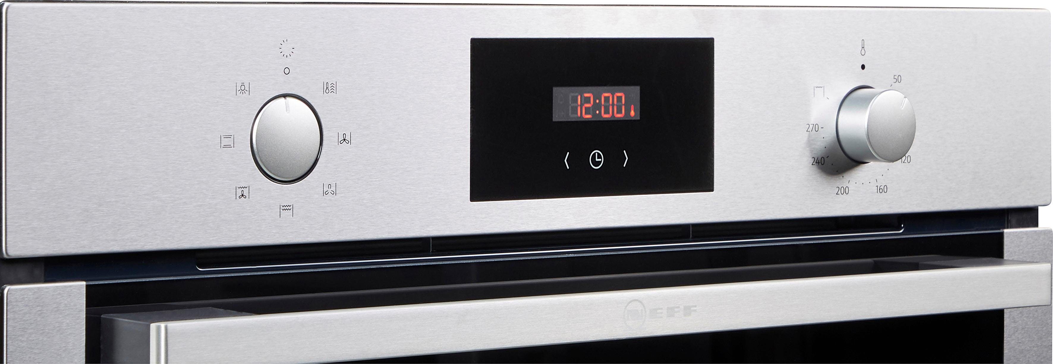 NEFF Backofen N 30 B1CCC0AN0, mit Teleskopauszug nachrüstbar, CircoTherm®-Heißluft