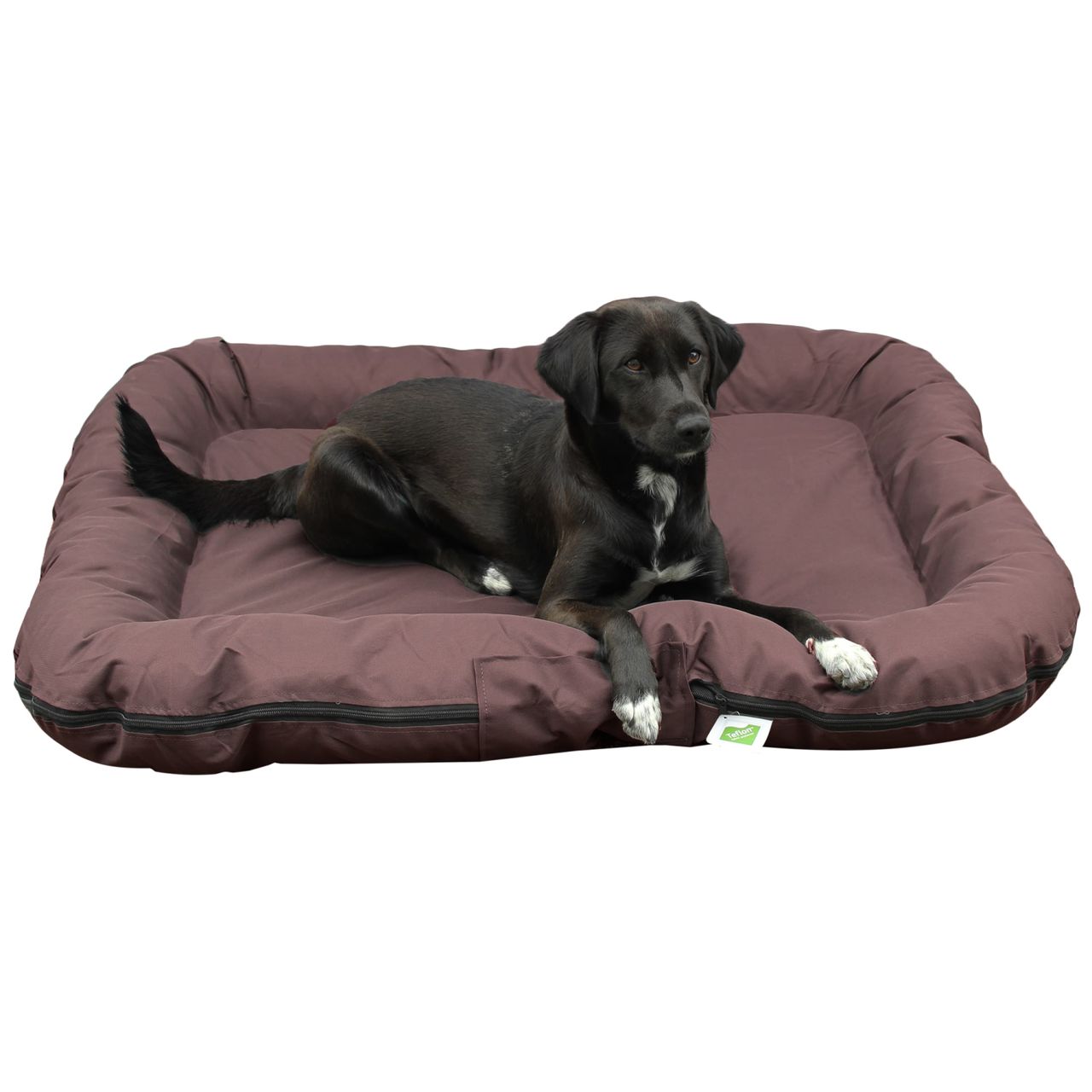 TOP MULTI Hundebett Tierbett Hundematratze dunkelbraun 80 x 105 cm