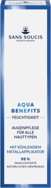 Sans Soucis Moisture Aqua Benefits Augenpflege Augencreme