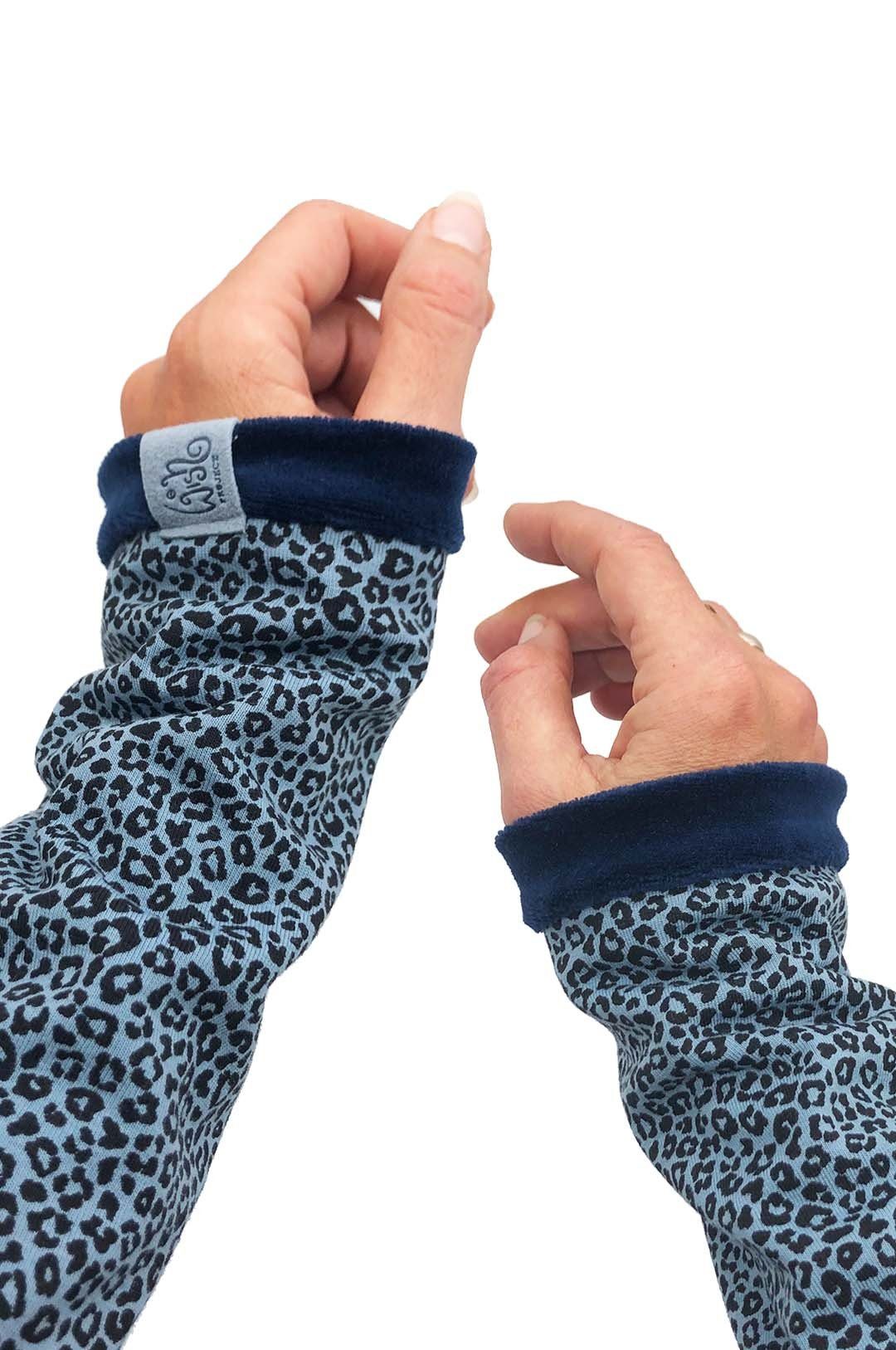 Wishproject® Armstulpen Leopard, Pulswärmer (2-St) Weiche Stoffe & Hochwertige Herstellung in Deutschland