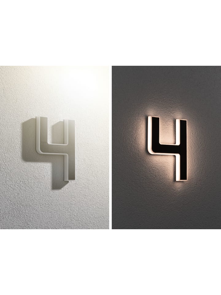 paulmann Solar LED Hausnummernleuchte  Nummer 4 günstig kaufen onesize