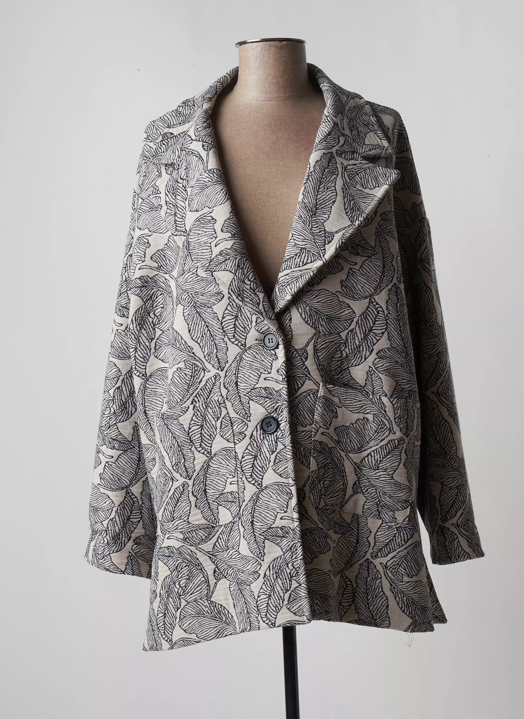 Studio Parisien Manteaux Longs Femme couleur gris