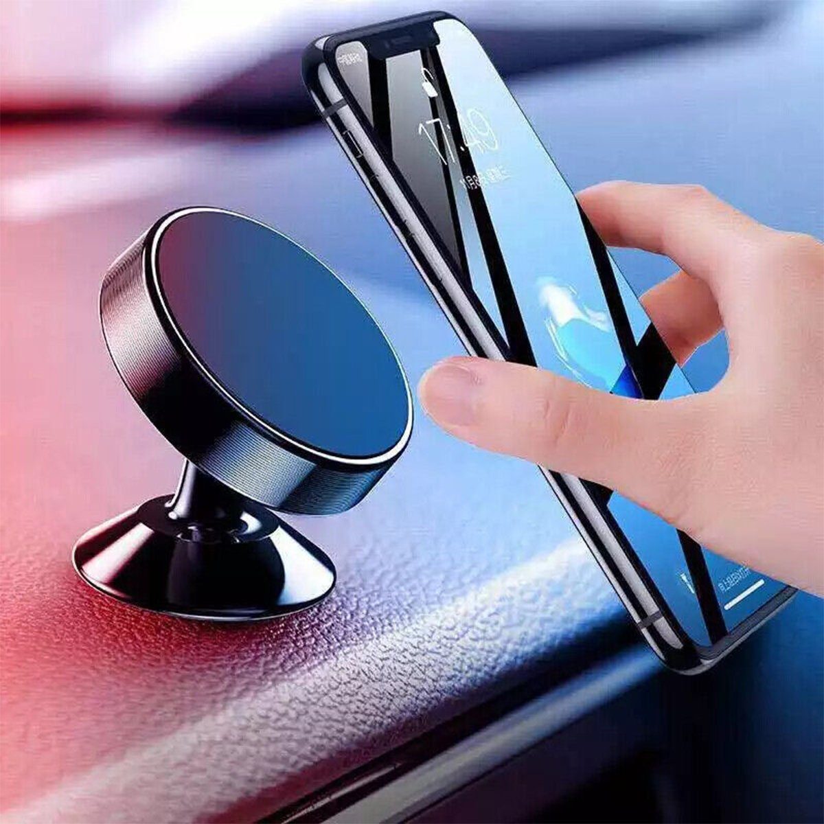 Silver Deer 360° Magnet Auto Handy-Halterung, (360°, magnet)