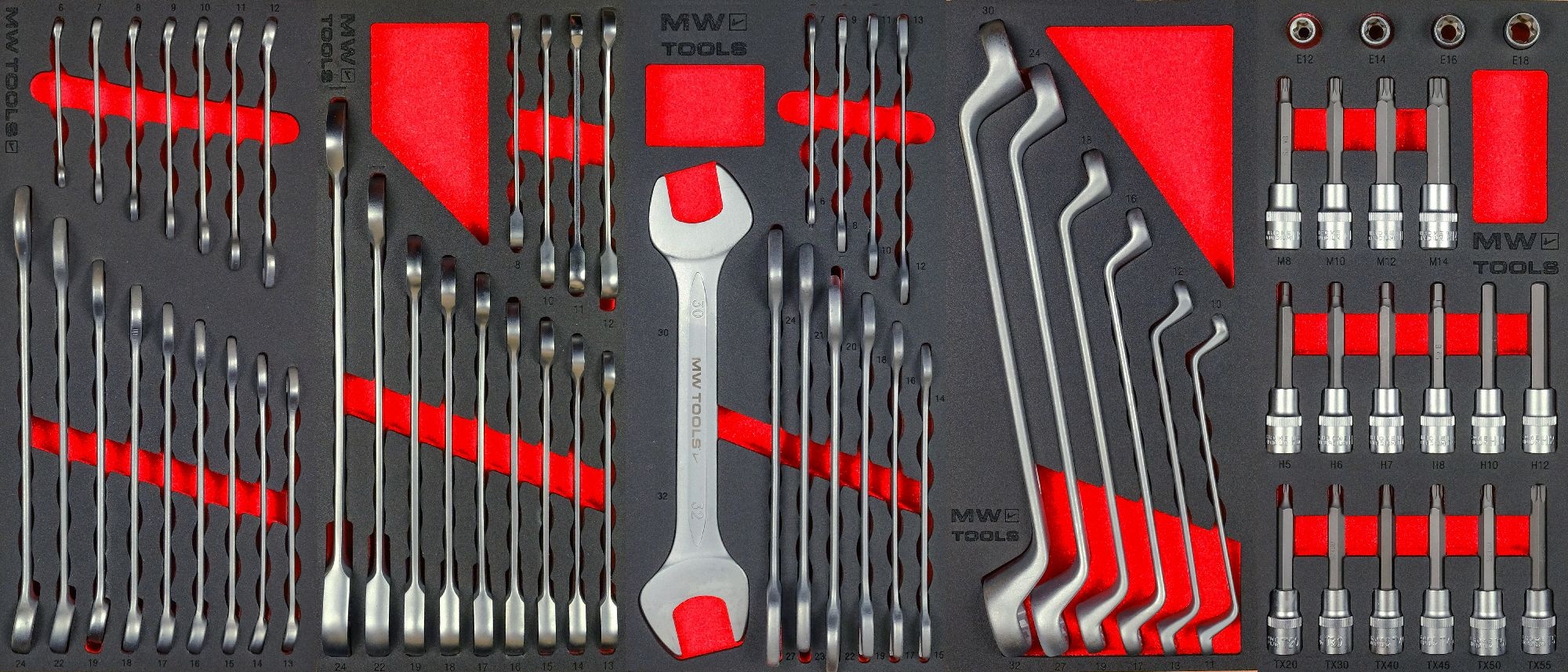 Metal Works 855006785 MWE999G36 Polnjen širok voziček za orodje z zgornjim kovčkom EV XXL 782-delni